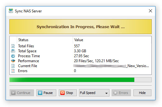 File Synchronization Process